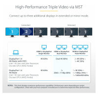 D StarTech USB-C MULTIMONITOR ADAPTER HDMI