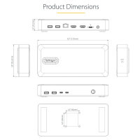 D StarTech USB4 DOCKING STATION DUAL 4K