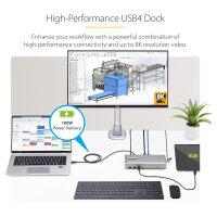 D StarTech USB4 DOCKING STATION DUAL 4K