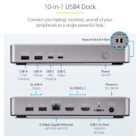 D StarTech USB4 DOCKING STATION DUAL 4K