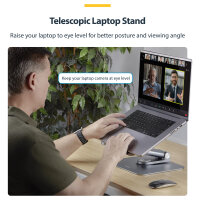 D StarTech TELESCOPIC LAPTOP STAND/RISER