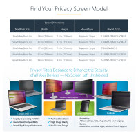 StarTech 15IN MACBOOK PRIVACY SCREEN
