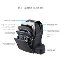 StarTech 15.6IN LAPTOP BACKPACK W/ CASE