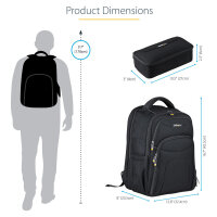 StarTech 15.6IN LAPTOP BACKPACK W/ CASE