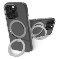 dbramante1928 Iceland Ultra - Hintere Abdeckung fr Mobiltelefon - Stnder - kompatibel mit MagSafe - D3O klar