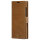 dbramante1928 Lynge - Flip-Hlle fr Mobiltelefon - genarbtes Leder - Hellbraun - fr Samsung Galaxy S22 Ultra