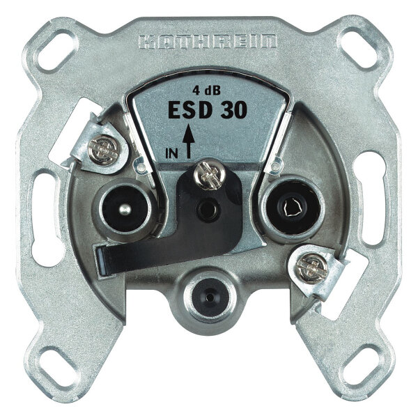 Kathrein ESD 30 Antennendose EINZEL 3-Loch mit DC-Durchlaß