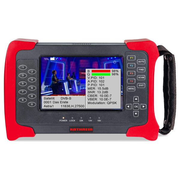 Kathrein MSK 20 Messgerät DVB-S/-S2/-C/-T/-T2