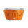 LotusGrill G435 Holzkohlegrill XL rauchfrei, mandarinorange
