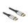 DELOCK DisplayPort Kabel 16K 60 Hz 1m silber Metall