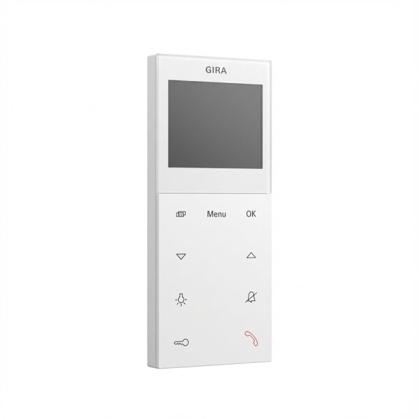 GIRA 123903 Wohnungsstation Video AP Plus System 55 Reinweiß