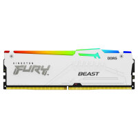 KINGSTON FURY Beast 32GB DIMM 5600MT/s DDR5 CL36 Kit of 2 White RGB EXPO