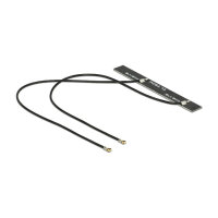 DELOCK Antenne Doppel WLAN MHF IV Stecker 802.11...