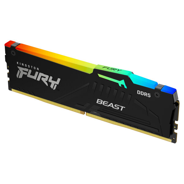 KINGSTON 16GB 5200MHz DDR5 CL40 DIMM FURY Beast RGB