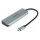 D Dicota USB-C 4-in-1 Highspeed Hub 10 Gbps silver