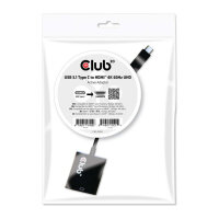 Club3D Adapter USB 3.1 Typ C > HDMI 2.0 UHD HDR aktiv...