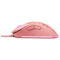 Deltaco Gaming Maus USB, RGB pink