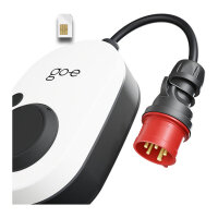 go-e Charger Gemini flex 2.0, 11 kW (16A 3-phasig) (wei/schwarz, mobile Ladestation, 4G/LTE)