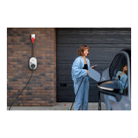 go-e Charger Gemini flex 2.0, 11 kW (16A 3-phasig) (wei/schwarz, mobile Ladestation, 4G/LTE)