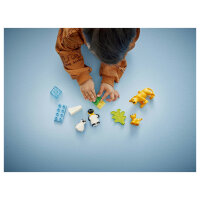 LEGO 10442 DUPLO Town Wildtier-Familien: Pinguine und Lwen