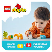 LEGO 10442 DUPLO Town Wildtier-Familien: Pinguine und Lwen