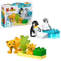 LEGO 10442 DUPLO Town Wildtier-Familien: Pinguine und Lwen