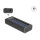 DELOCK 7 Port USB Hub mit 4 Ports 10 Gbps und 4 Schnellladeports 5 Gbps mit Schalter und Beleuchtung