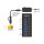 DELOCK 7 Port USB Hub mit 4 Ports 10 Gbps und 4 Schnellladeports 5 Gbps mit Schalter und Beleuchtung