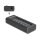 DELOCK 7 Port USB Hub mit 4 Ports 10 Gbps und 4 Schnellladeports 5 Gbps mit Schalter und Beleuchtung