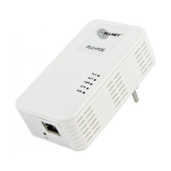 INTD ALLNET Powerline 1200Mbit Bridge RJ45 HomePlugV2 SmartLink mit PoE AT ALL1681203