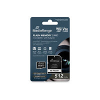 CARD MediaRange SD MicroSD Card 512GB UHS-1 Cl.10 inkl. Adapter