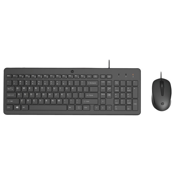 HP 150 Wired Mouse and Keyboard Combination (P)