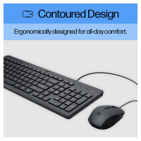 HP 150 Wired Mouse and Keyboard Combination (P)