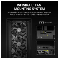 CORSAIR Midi FRAME 5000D Airflow Case, Black