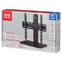 One for all Smart TV-Tischständer Ultra Slim Line WM 2470 (schwarz)