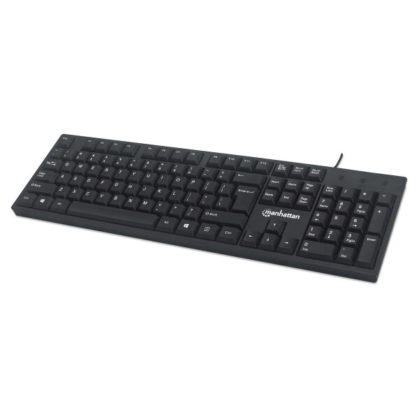 MANHATTAN USB-Tastatur black