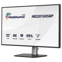 80,0 cm/31,5" (3840x2160) iiyama ProGraphic HB3201UHSNP-B1 16:9 IPS 4 ms 60 Hz 450cd/m² USB-C (96 W) HDMI DP RJ45 KVM VESA Black