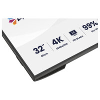 80,0 cm/31,5" (3840x2160) iiyama ProGraphic HB3201UHSNP-B1 16:9 IPS 4 ms 60 Hz 450cd/m² USB-C (96 W) HDMI DP RJ45 KVM VESA Black