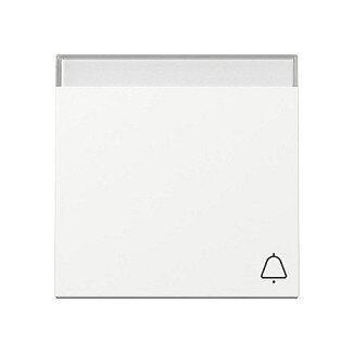 GIRA 367303 Wippe Symb. Klingel + BSF System 55 Reinweiß