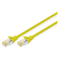 DIGITUS CAT 6A S/FTP Patchkabel, 2m, gelb