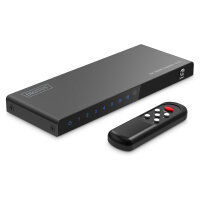 DIGITUS HDMI Switch, 5x1 4K/60Hz HDCP 2.3