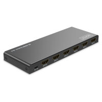 DIGITUS HDMI Switch, 5x1 4K/60Hz HDCP 2.3