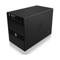 3.5 8cm SATA 4x SATA 3.5" zu 1x USB 3.0 + 1x eSATA. JBOD ICY BOX