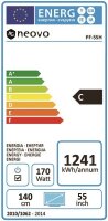 AG neovo PF-55H 138.7cm(55") Einseitige Signage Stele (Speditionsversand)