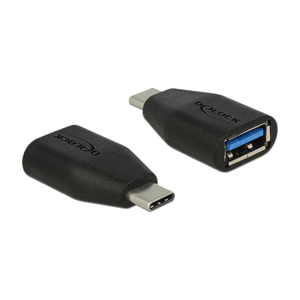 USB 3.1 A - C (Buchse - Stecker) Adapter schwarz Delock