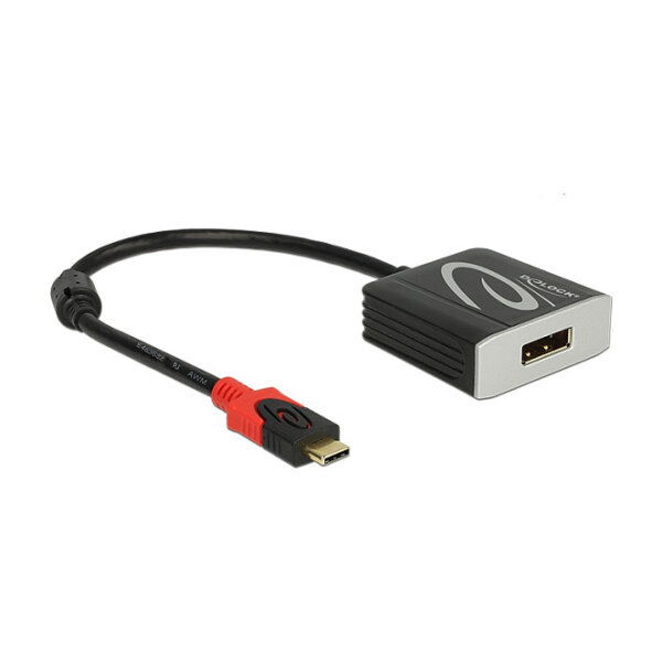 Adapter USB-C > DisplayPort (ST-BU) 4K 60Hz DeLOCK Black