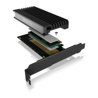 PCI Express Card (x4) > 1x M.2 NVME 2280/2260/2242 mit Kühlkörper RaidSonic