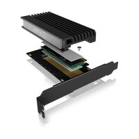 PCI Express Card (x4) > 1x M.2 NVME 2280/2260/2242 mit Kühlkörper RaidSonic
