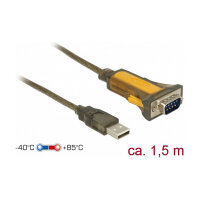 DeLOCK Adapter USB 2.0 > 1 x Serial RS-232 -...