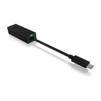 ICY BOX IB-LAN100-C3 USB-C > Gigabit LAN (ST-BU) Adapter Schwarz